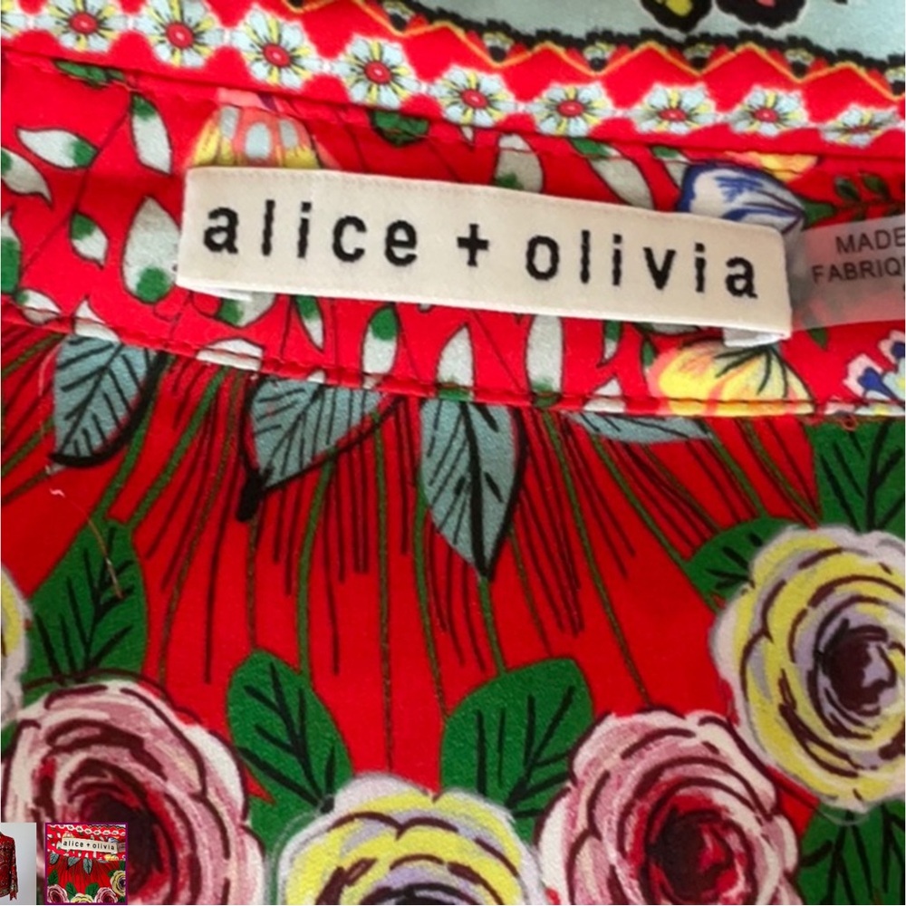 Alice + Olivia Red Floral Blouse
NWOT - Picture 3 of 4